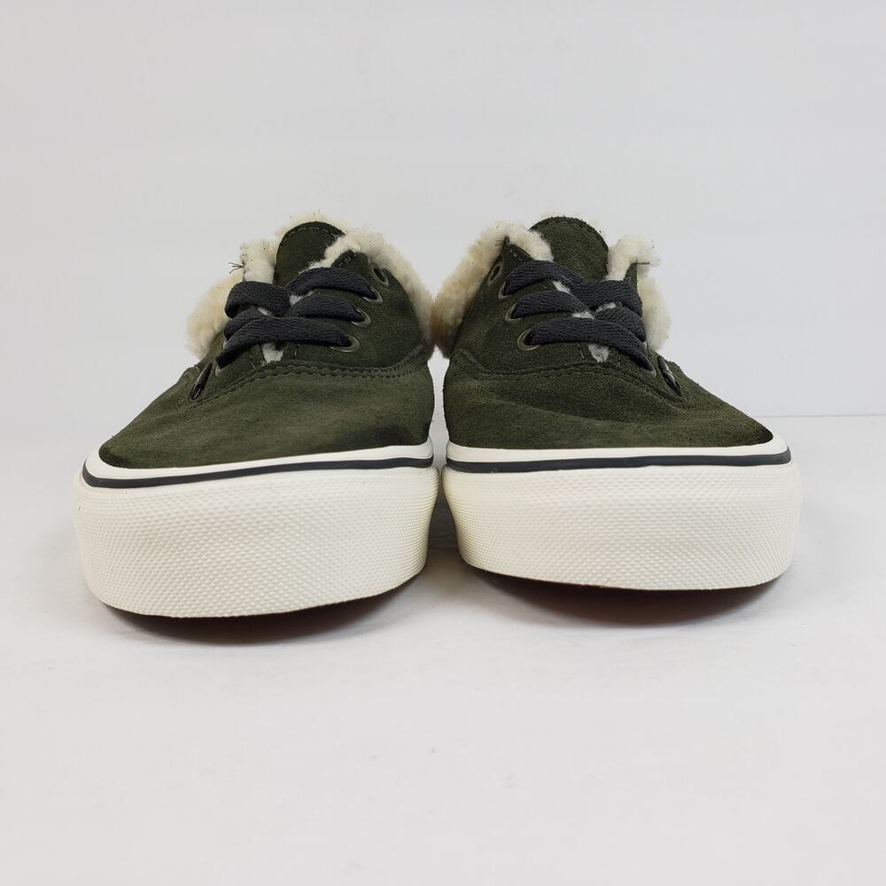 Vans Authentic Sherpa Cozy Hug Womens Sz 6.5 Grape Leaf Suede Low Sneaker Shoes - Picture 6 of 10